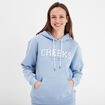 Sweat à capuche hoodie Creeks Original bleu clair femme