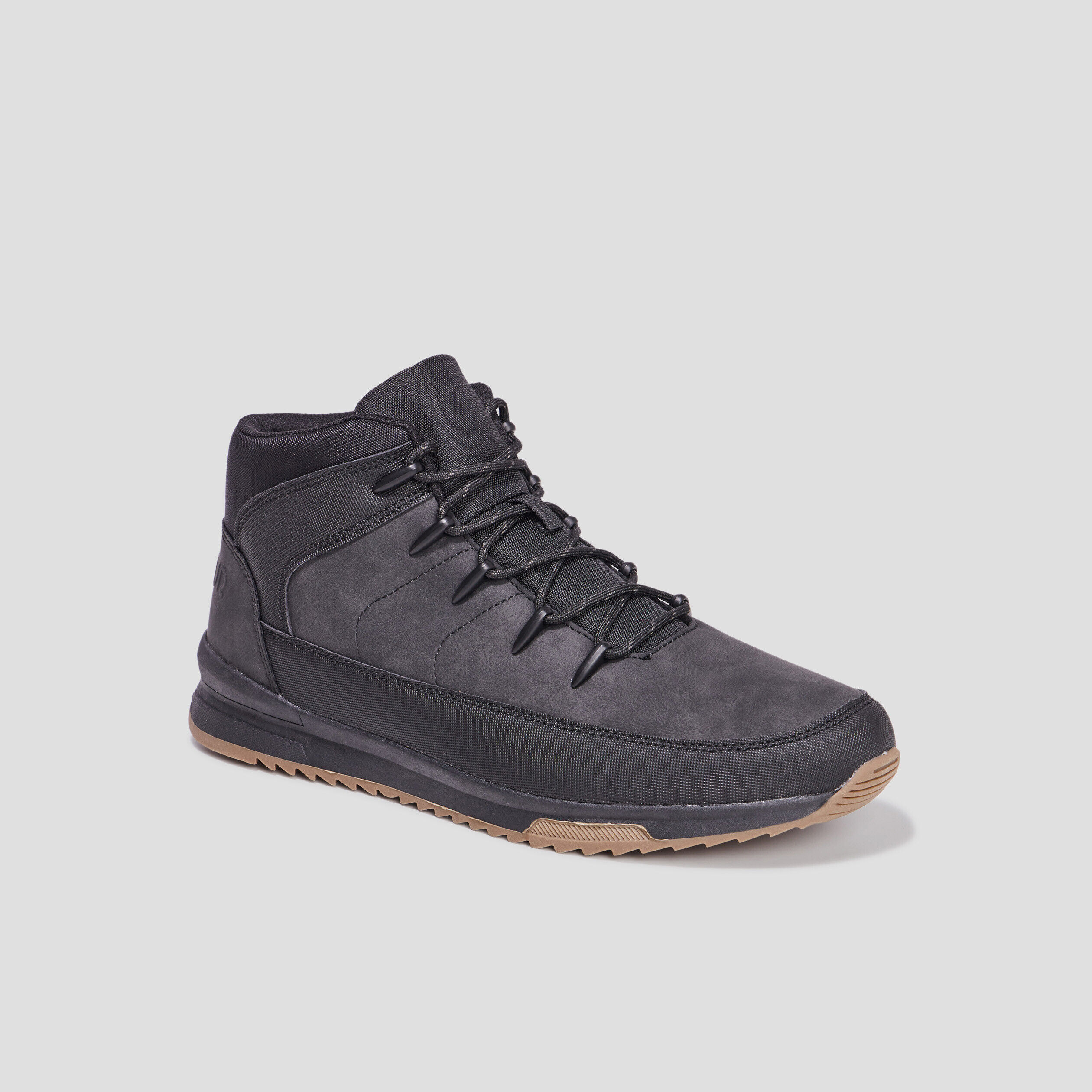 Bottines montantes à lacets noir homme TRAPPEUR