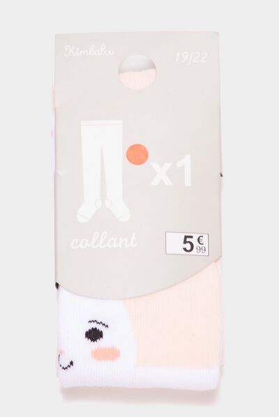 Collants opaques ivoire bébé fille