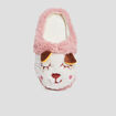 Chaussons mules blanc fille