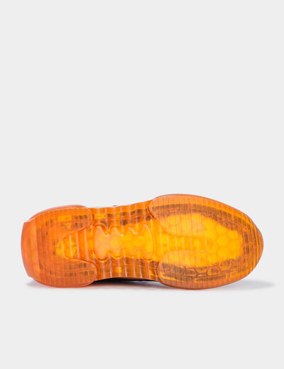 Baskets running lumineuses Naruto noir garçon