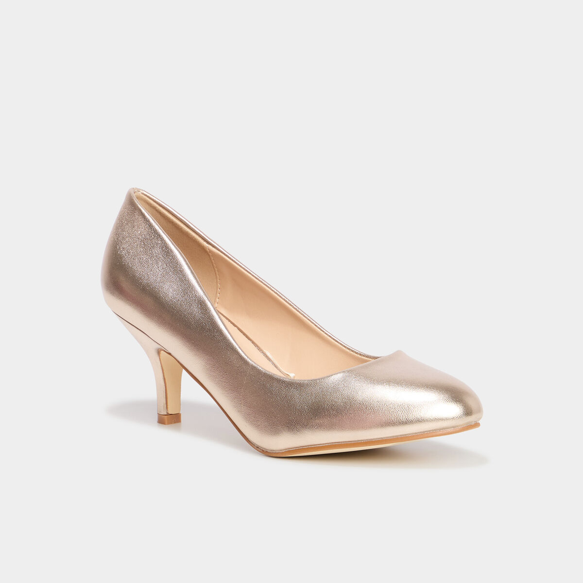 Escarpins &agrave; talons aiguilles jaune or femme