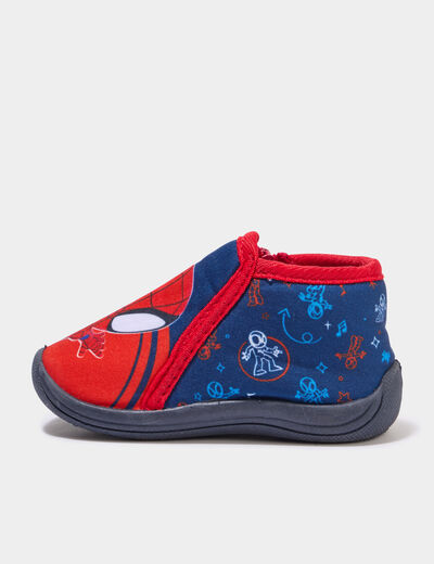 Chaussons bottillons Spider-Man bleu b&eacute;b&eacute; gar&ccedil;on