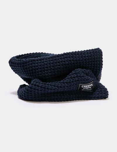Tour de cou bleu marine gar&ccedil;on
