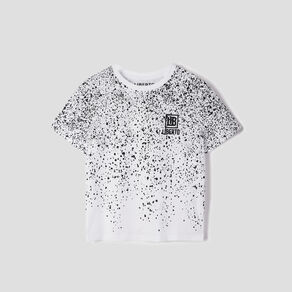 T-shirt manches courtes coton Liberto blanc garçon