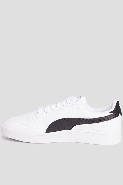 Baskets &agrave; lacets Puma Shuffle blanc gar&ccedil;on