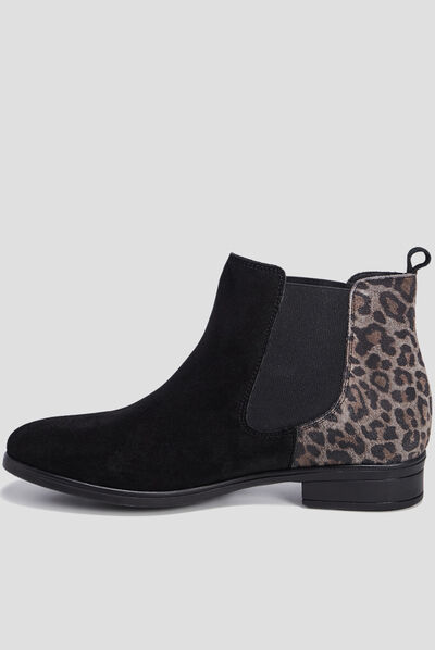 Bottines chelsea noir femme