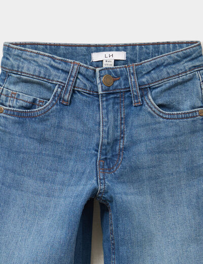 Jeans regular 5 poches coton denim stone garçon