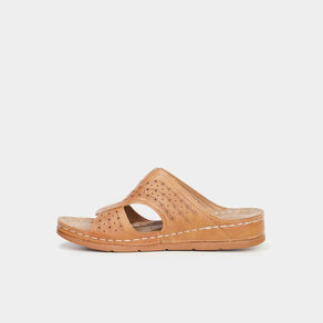 Mules semelle confort Confortissimo marron femme