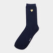 Lot 5 paires chaussettes bleu marine femme