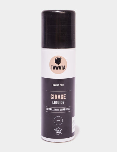 Cirage liquide pour cuir 75 ml Tawata noir mixte