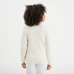 Pull de No&euml;l lumineux &agrave; sequins ivoire femme