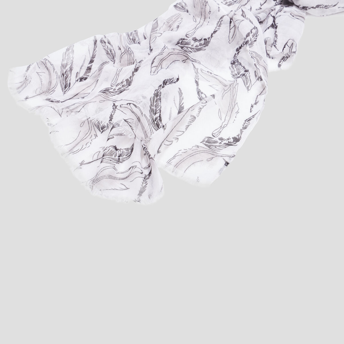 Foulard gris femme