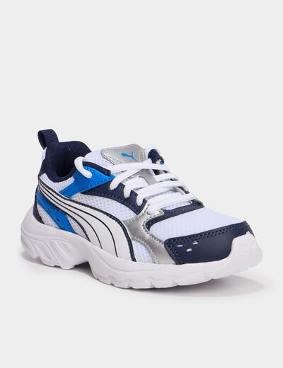 Baskets running &agrave; lacets Puma Milenio bleu electrique gar&ccedil;on