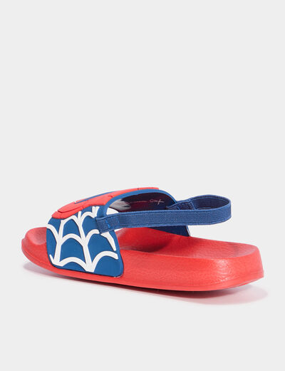 Mules de plage Spider-Man rouge garçon
