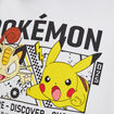 Sweat à capuche hoodie Pokémon blanc garçon