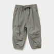 Pantalon droit doublé taille élastiquée vert kaki bébé garçon