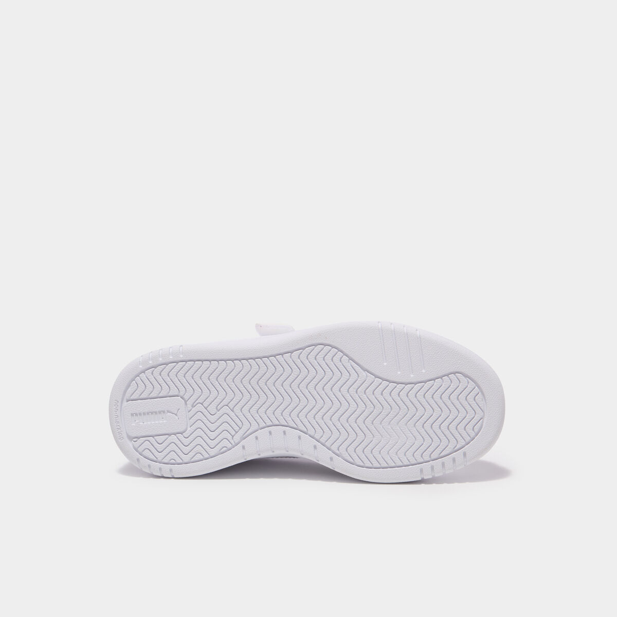 Tennis basses &agrave; scratchs Puma Caven Holo mauve fille