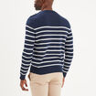 Pull marinière col rond Creeks bleu marine homme