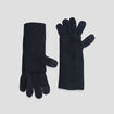 Gants longs noir femme