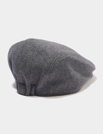 Casquette b&eacute;ret gris homme
