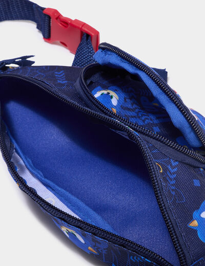 Sac banane Sonic bleu marine gar&ccedil;on