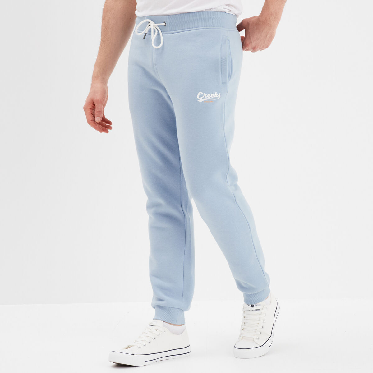 Pantalon de jogging droit Creeks bleu ciel homme