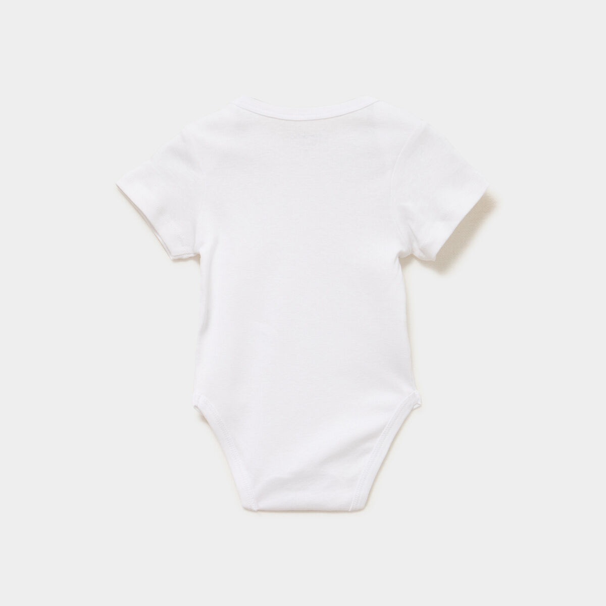 Lot 3 bodies US coton manches courtes blanc b&eacute;b&eacute;