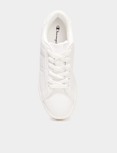 Tennis basses &agrave; lacets Champion TL23 blanc femme