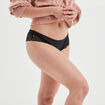 Shorty micro dentelle noir femme
