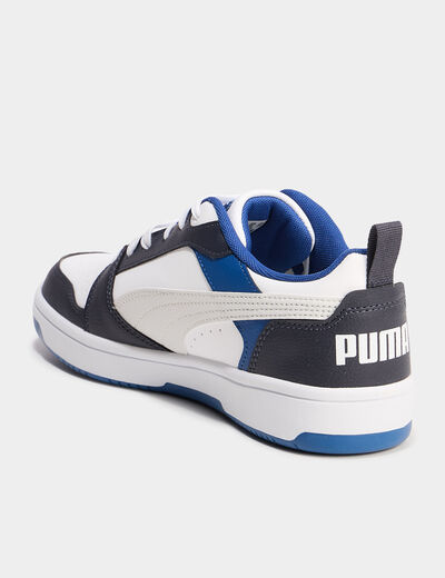 Tennis basses à lacets Puma V6 bleu foncé garçon