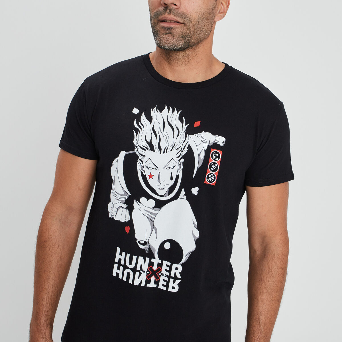 T-shirt Hunter X Hunter noir homme