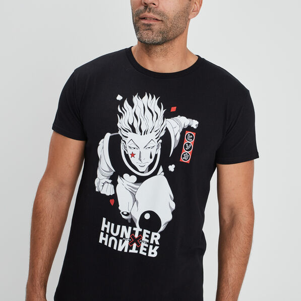 T-shirt Hunter X Hunter noir homme