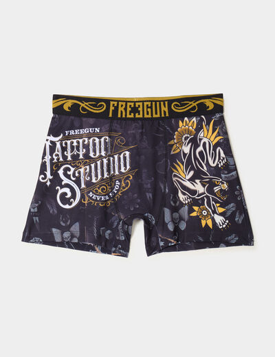 Boxer Freegun jaune homme