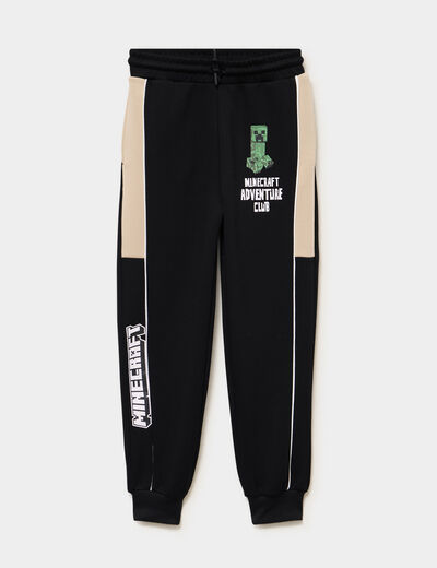 Pantalon de jogging Minecraft noir gar&ccedil;on