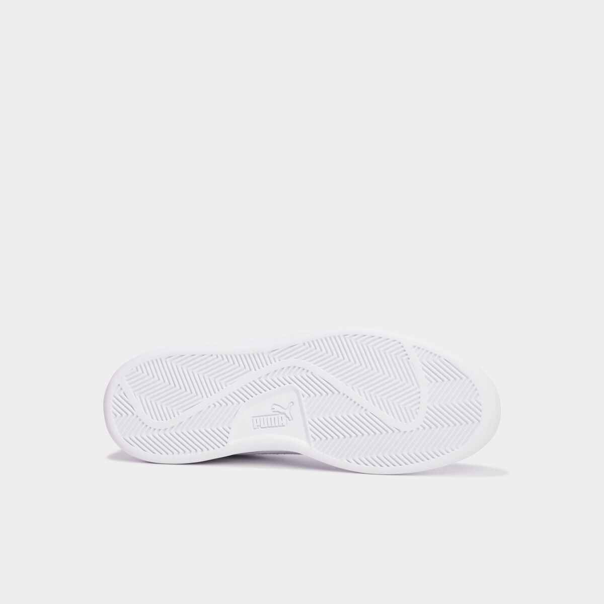 Tennis basses à lacets Puma blanc garçon