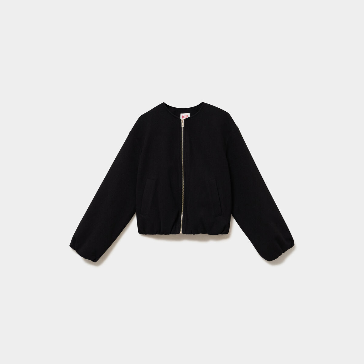 Veste boule oversize noir femme