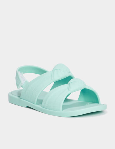 Sandales de plage noeuds Wamea Beach bleu fille