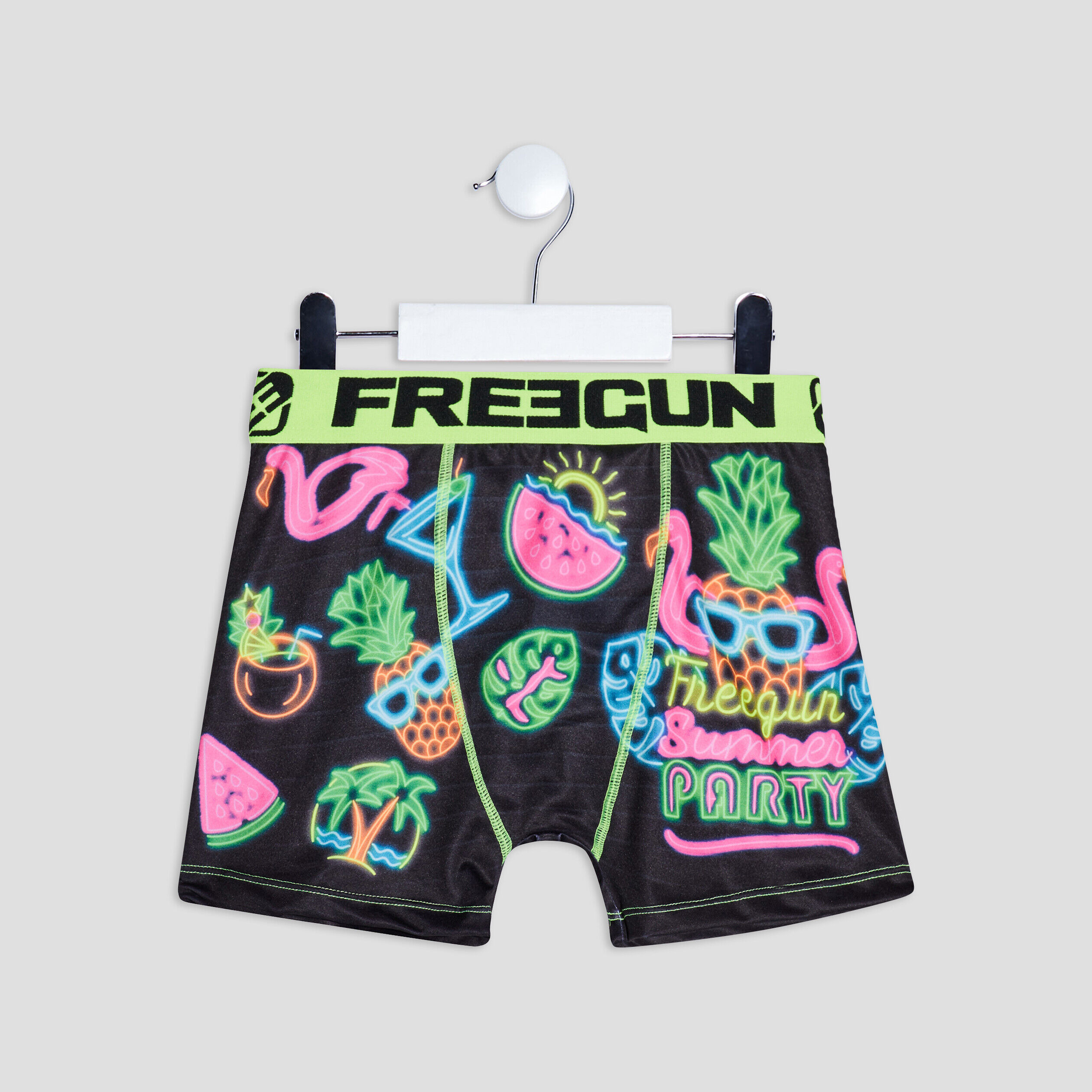 Boxer néon Freegun noir garçon
