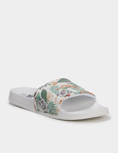 Claquettes de plage multicolore femme