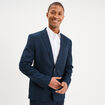 Veste blazer costume manches longues bleu marine homme