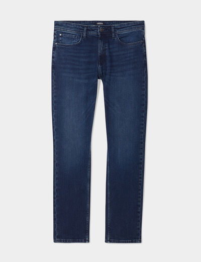 Jeans denim straight 5 poches denim blue black homme