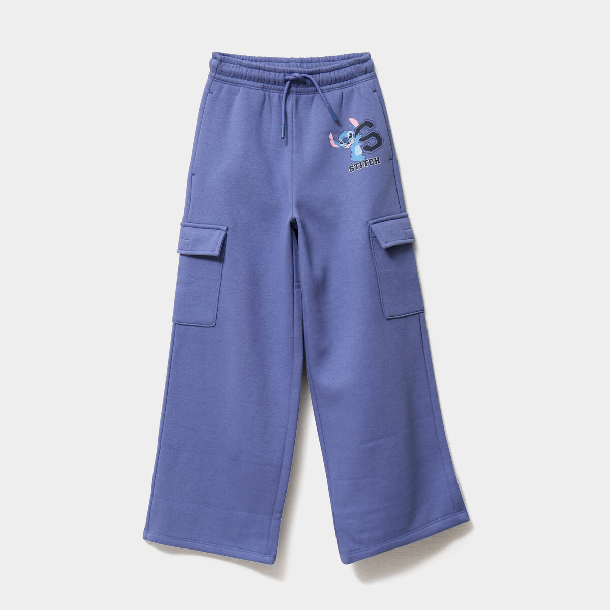 Pantalon de jogging large Stitch bleu fille
