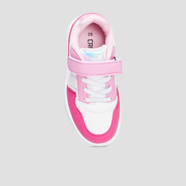 tennis basses a scratchs creeks iconic rose fille Tennis basses à scratchs Creeks Iconic rose fille
