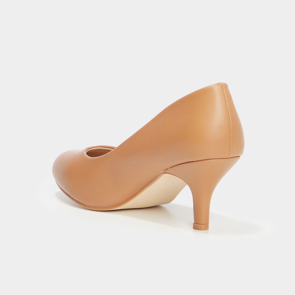 Escarpins iris&eacute;s marron clair femme