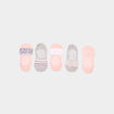 Lot de 5 paires chaussettes invisibles rose femme