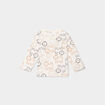 T-shirt manches longues coton ecru bébé garçon