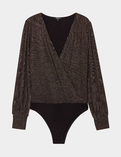 Body col cache-coeur Mosquitos terracotta femme