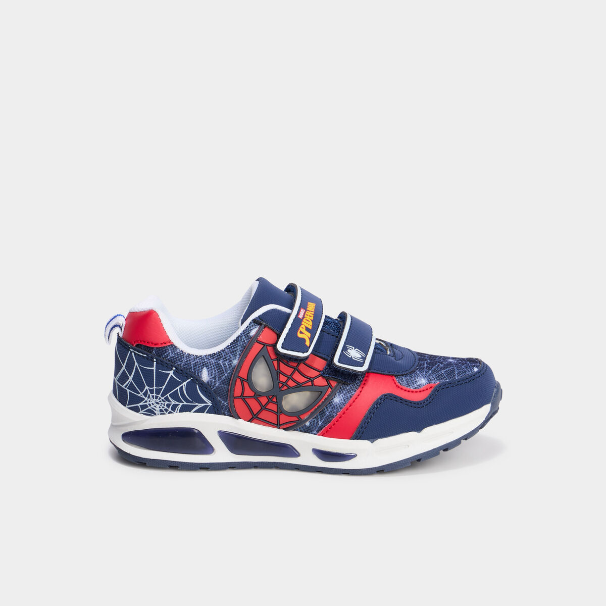 Baskets running lumineuses Spider-Man bleu marine gar&ccedil;on