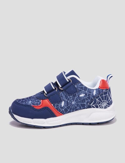 Baskets running lumineuses Spider-Man bleu marine gar&ccedil;on